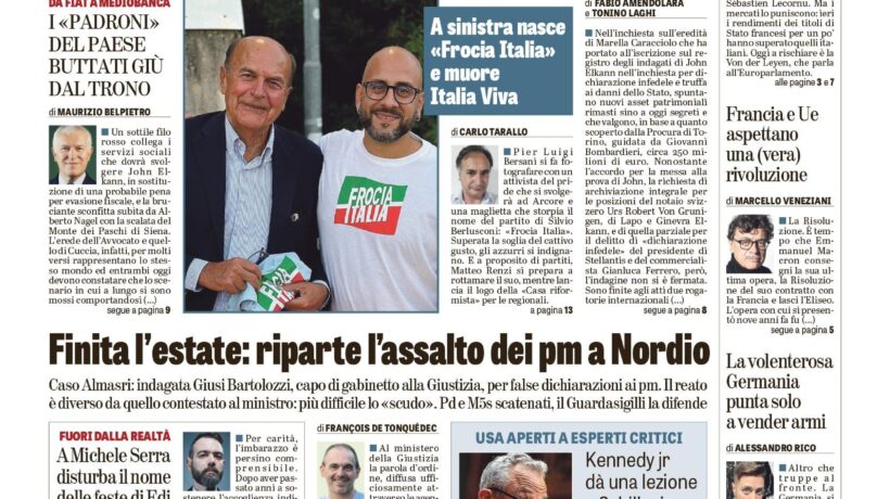 Oggi in edicola