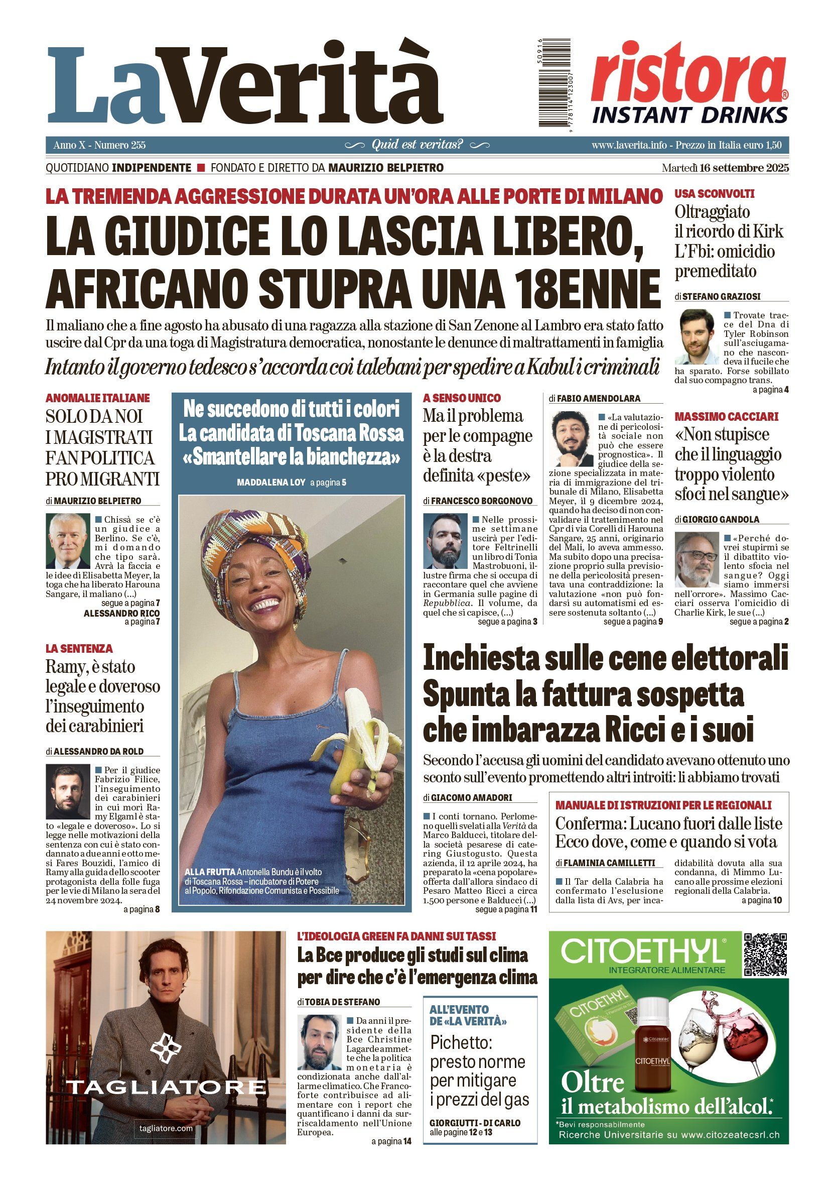 Oggi in edicola