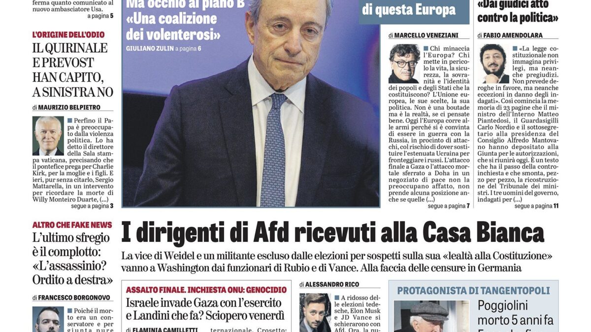 Oggi in edicola