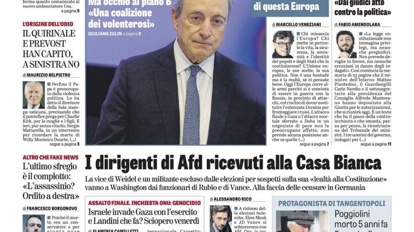 Oggi in edicola
