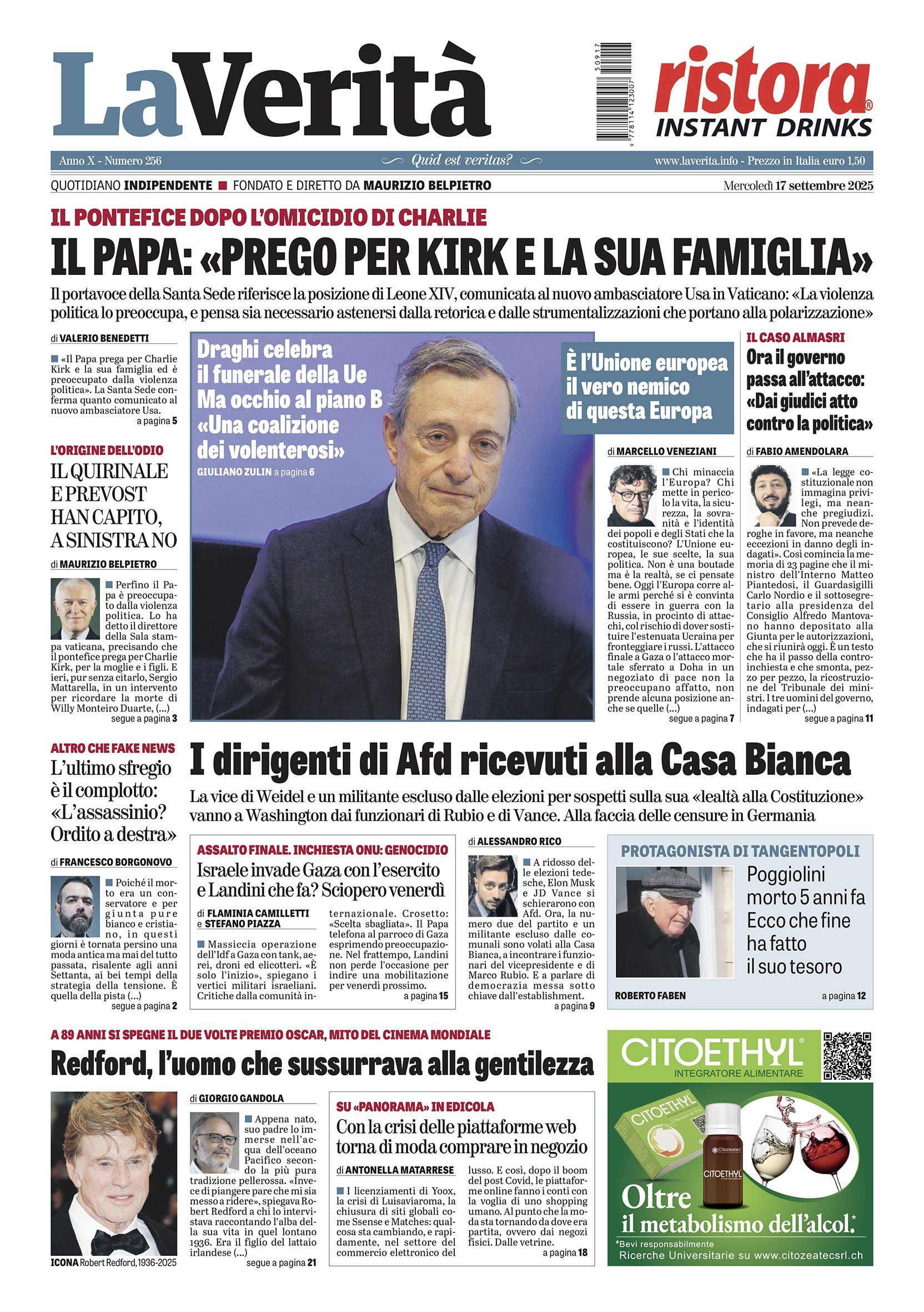 Oggi in edicola