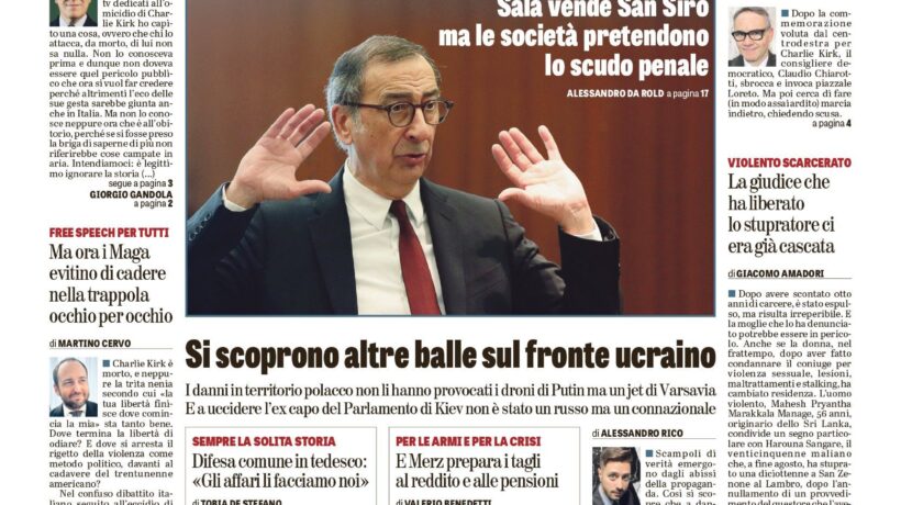 Oggi in edicola