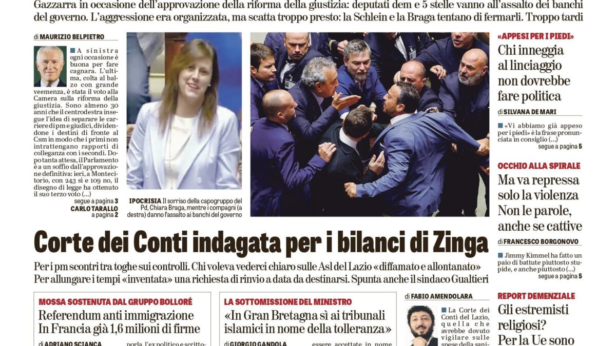 Oggi in edicola
