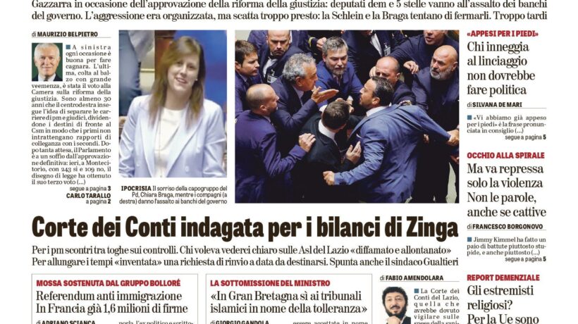 Oggi in edicola