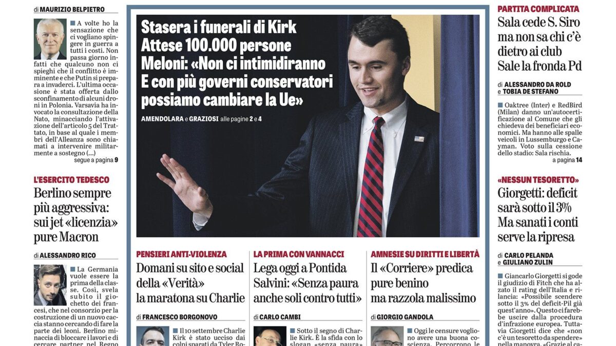 Oggi in edicola