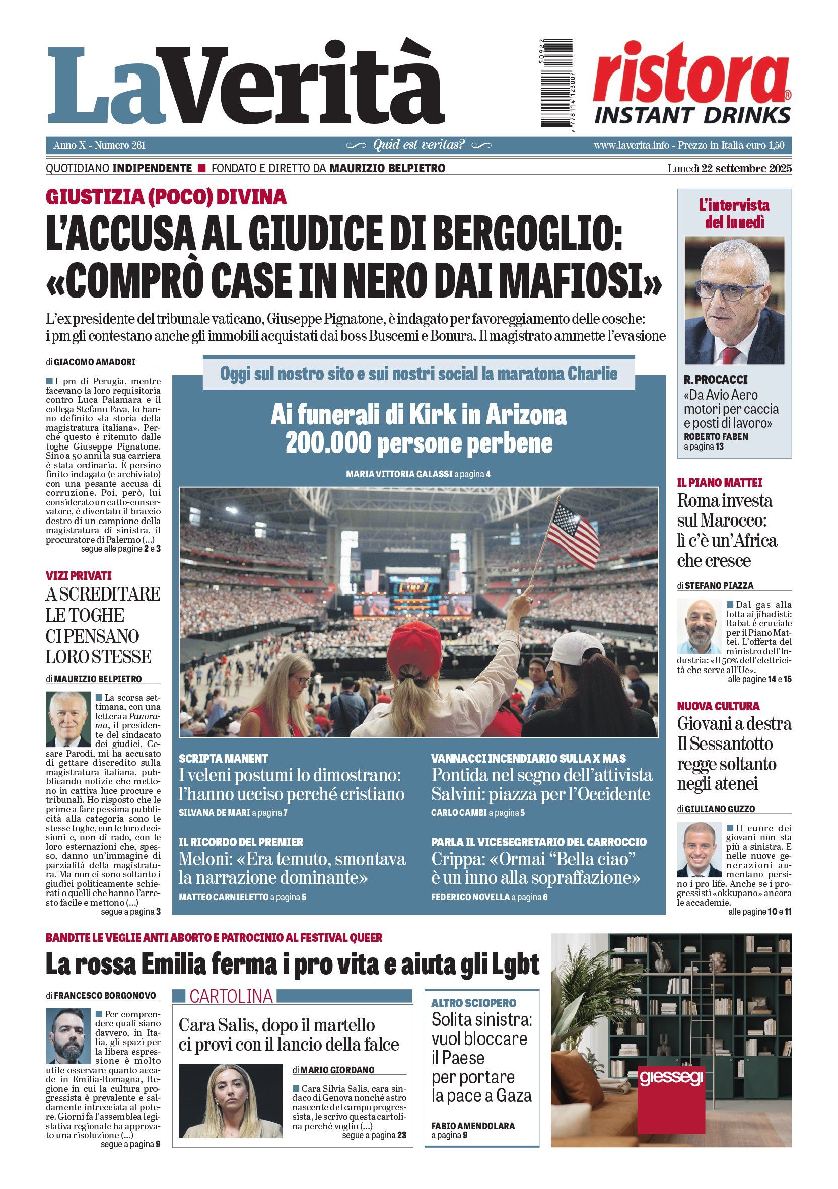 Oggi in edicola