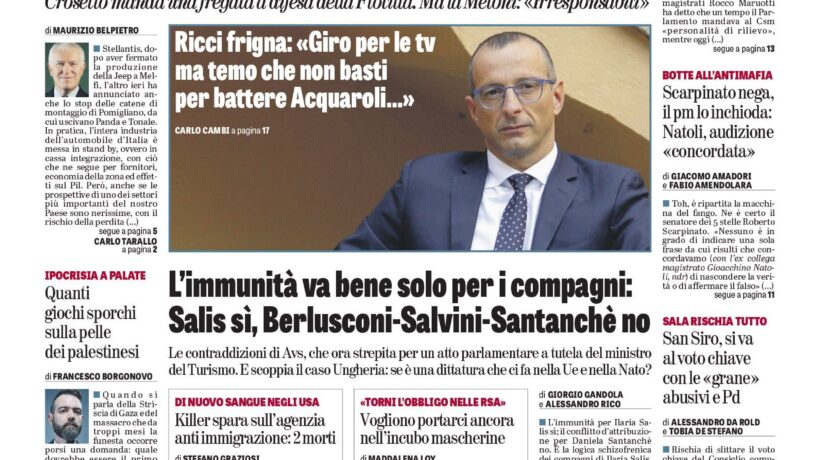 Oggi in edicola