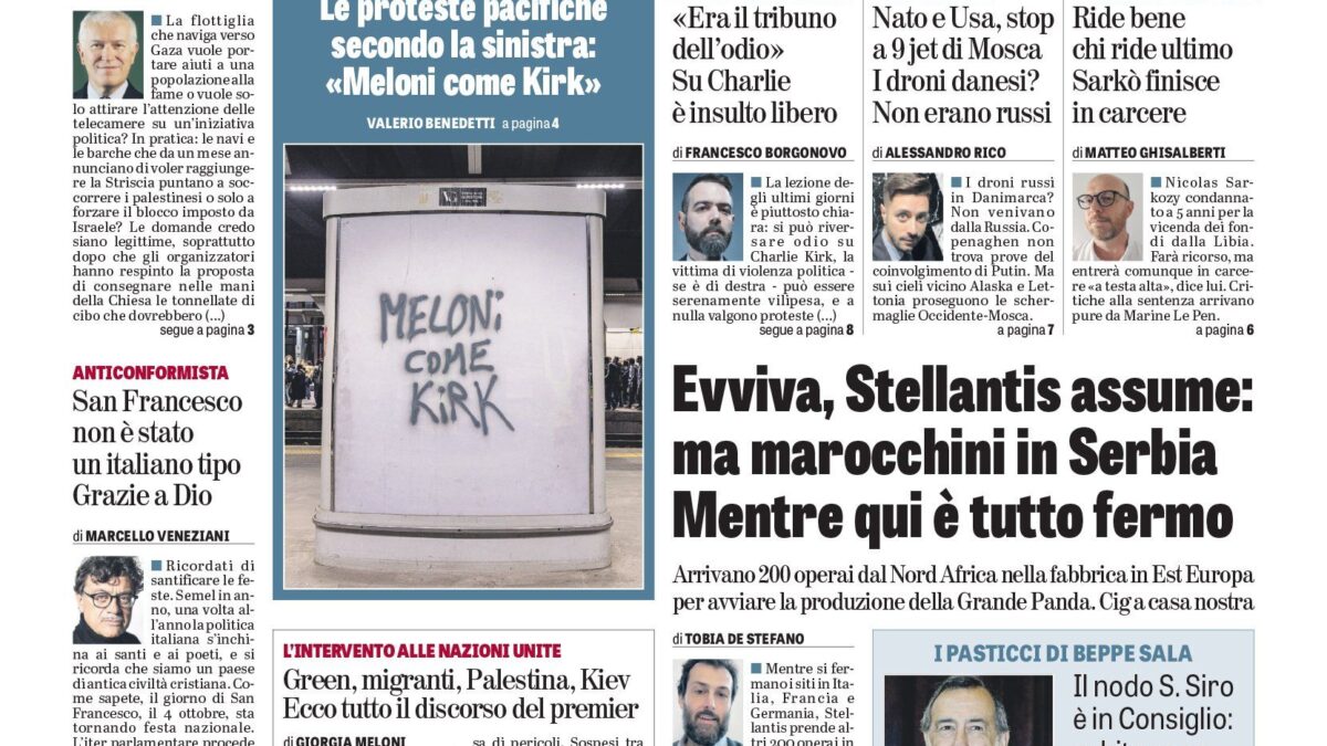 Oggi in edicola