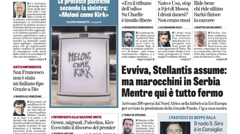 Oggi in edicola