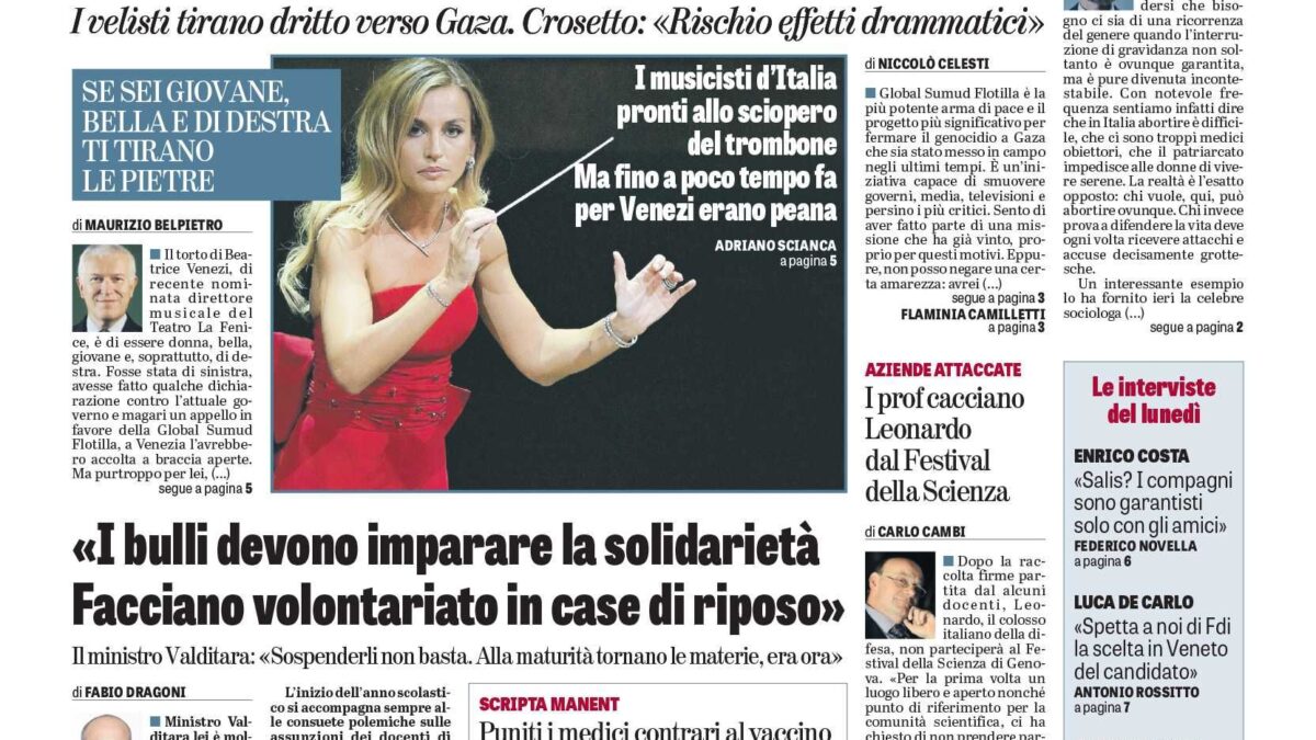 Oggi in edicola