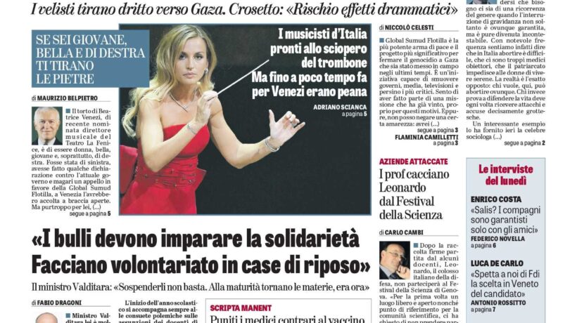 Oggi in edicola