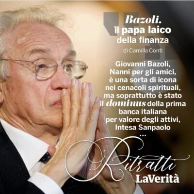 Ritratti | Bazoli, il papa laico della finanza