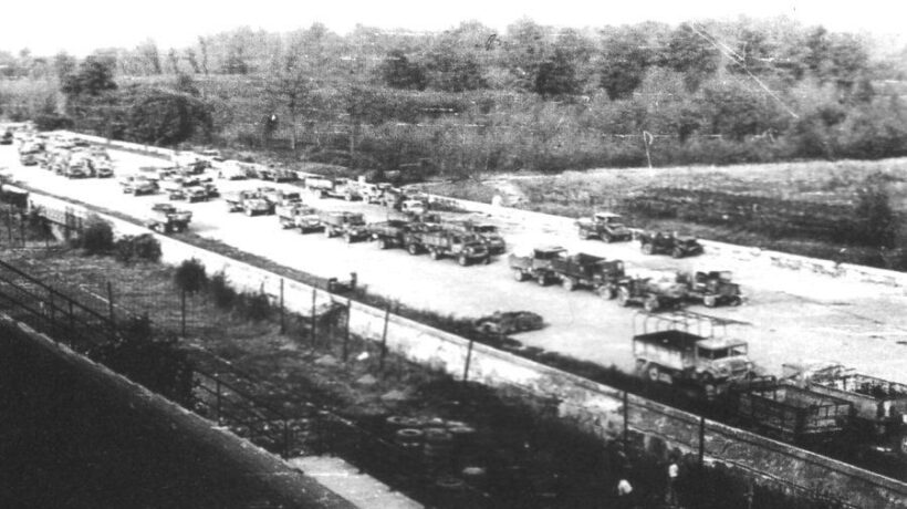 Il campo Arar per l'alienazione dei residuati bellici all'Autodromo di Monza nel 1946
