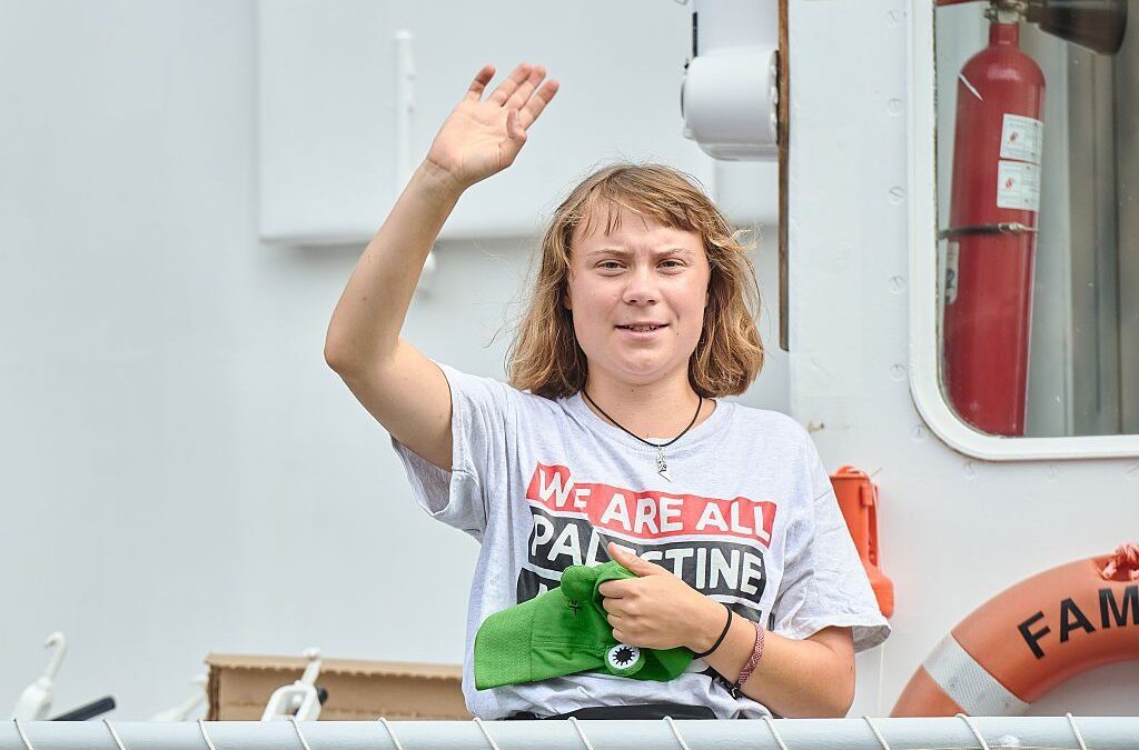 Caos Flotilla: il clima fa uno scherzo a Greta