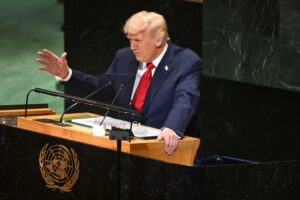 Trump all’Onu abbatte Green deal e Ue: «L’Europa paga le guerre contro di sé»