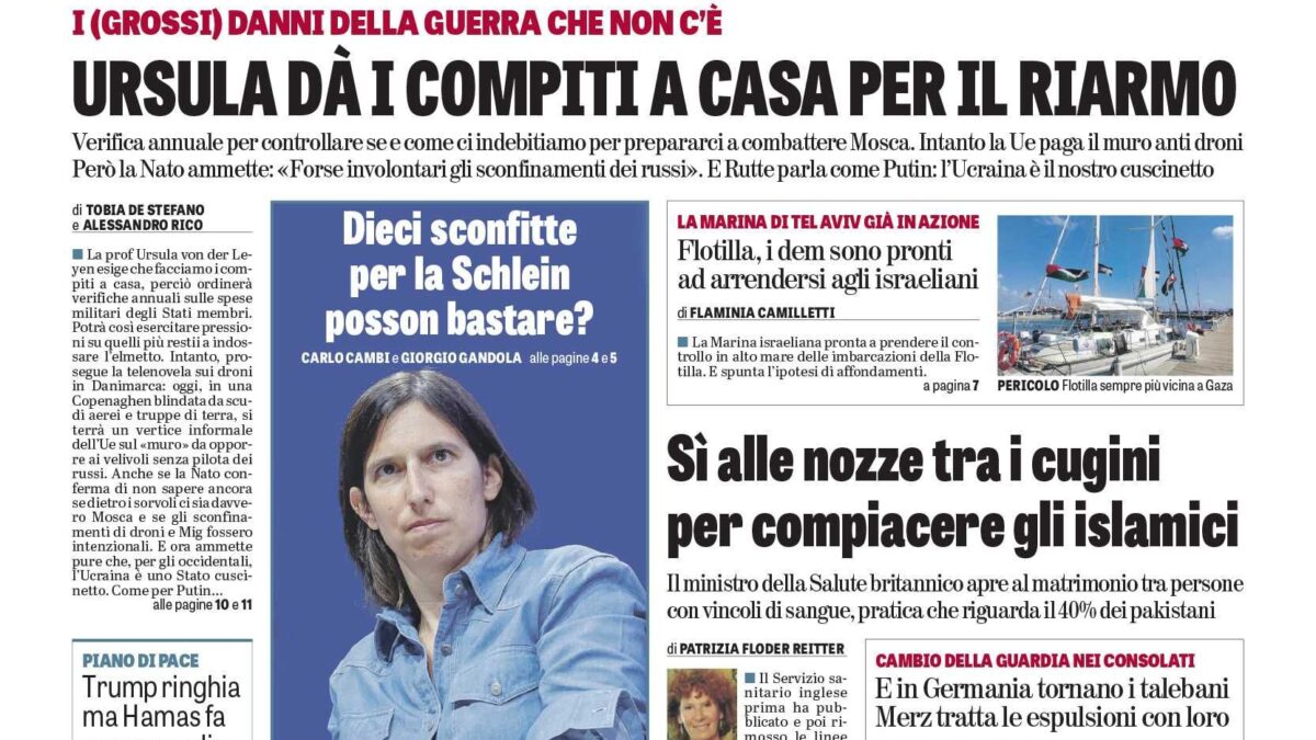 Oggi in edicola