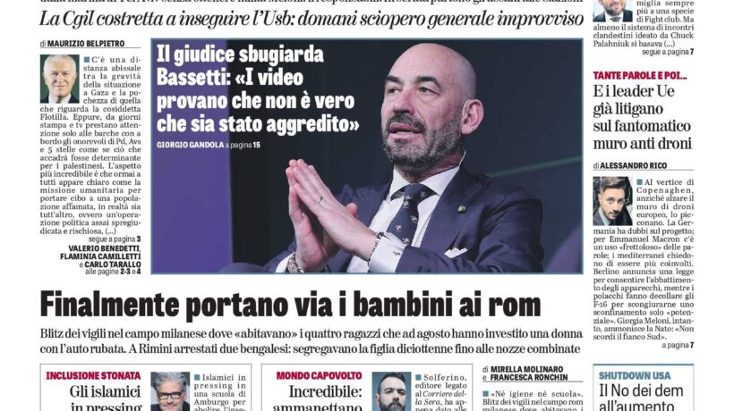 Oggi in edicola