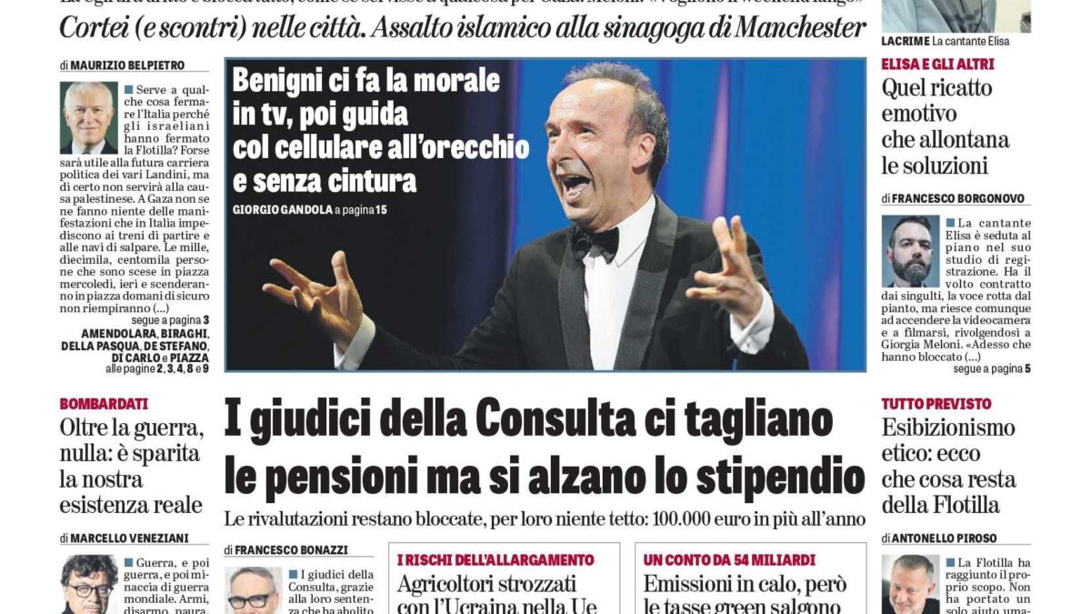 Oggi in edicola