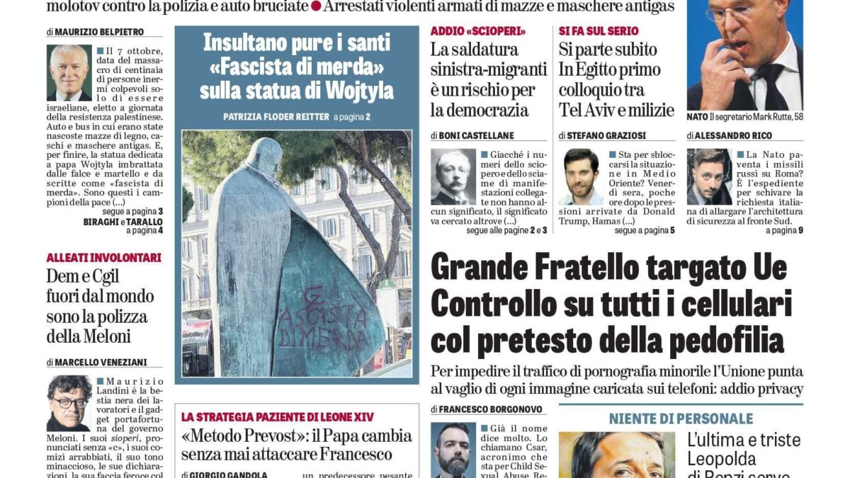 Oggi in edicola