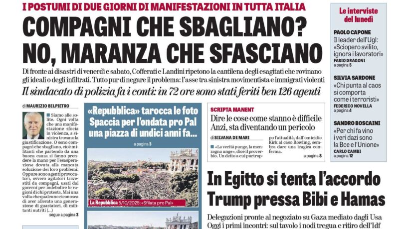 Oggi in edicola