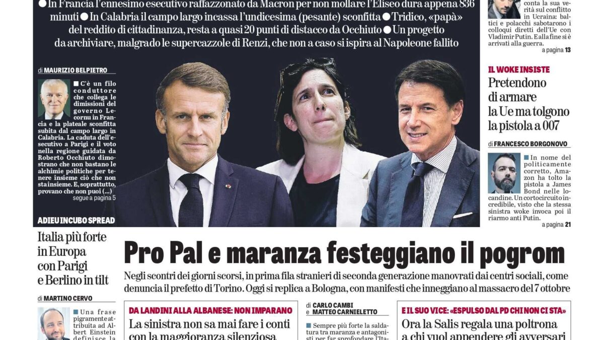 Oggi in edicola