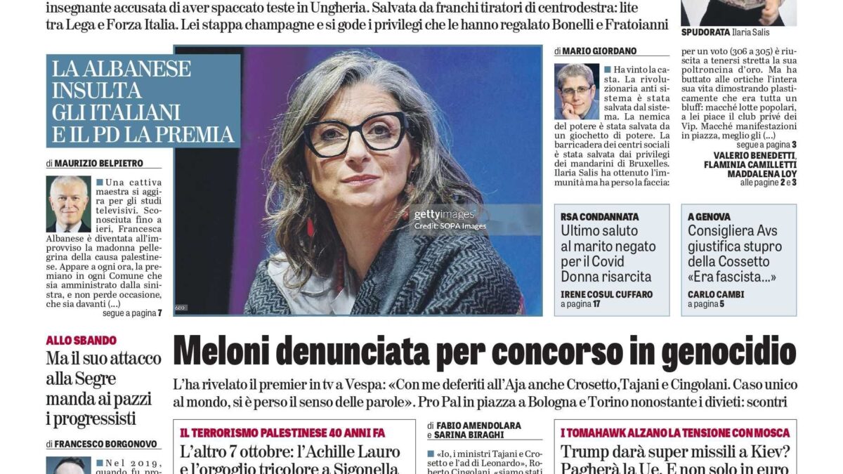 Oggi in edicola