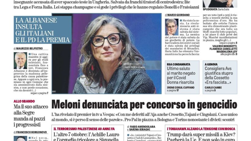 Oggi in edicola