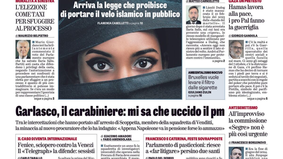 Oggi in edicola