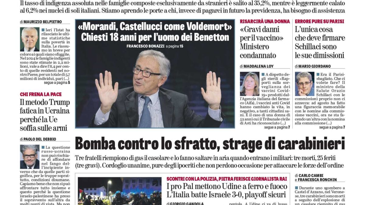 Oggi in edicola