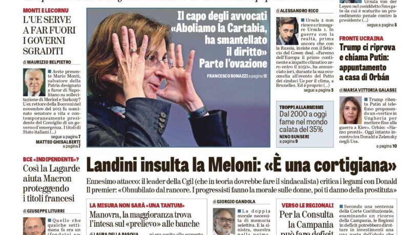 Oggi in edicola