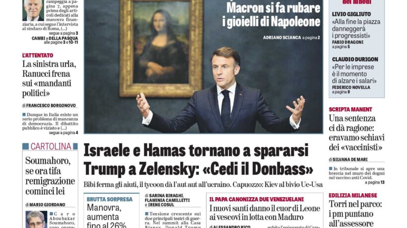 Oggi in edicola