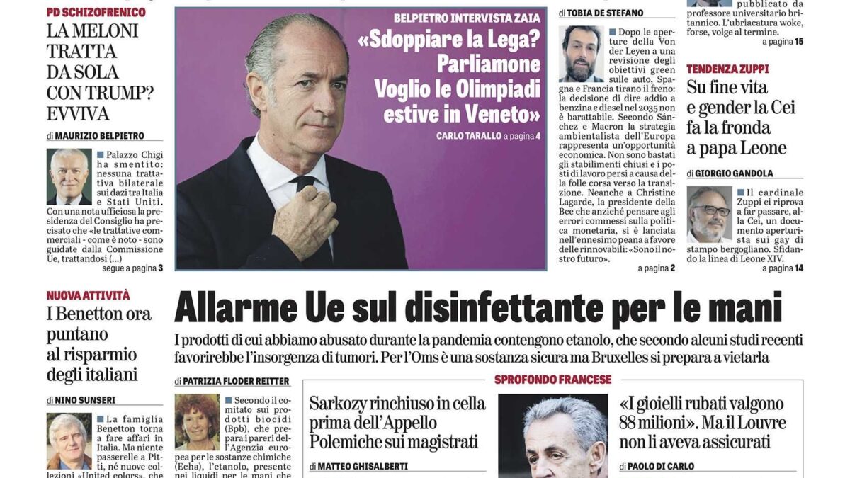 Oggi in edicola
