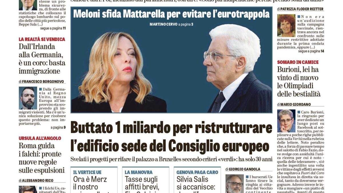 Oggi in edicola