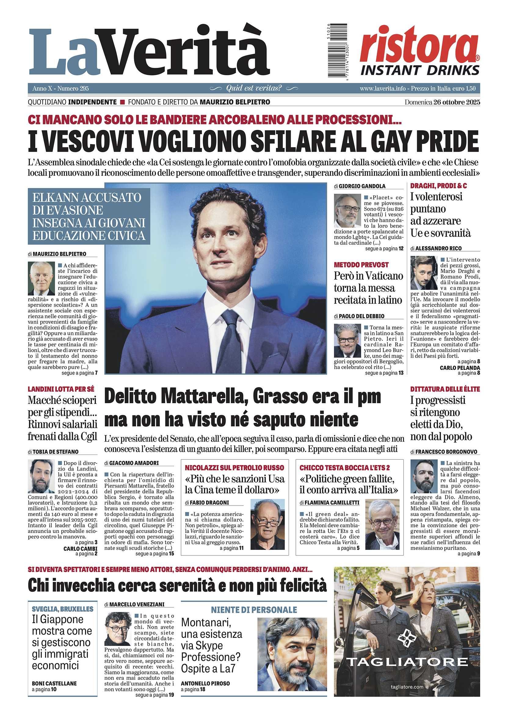 Oggi in edicola
