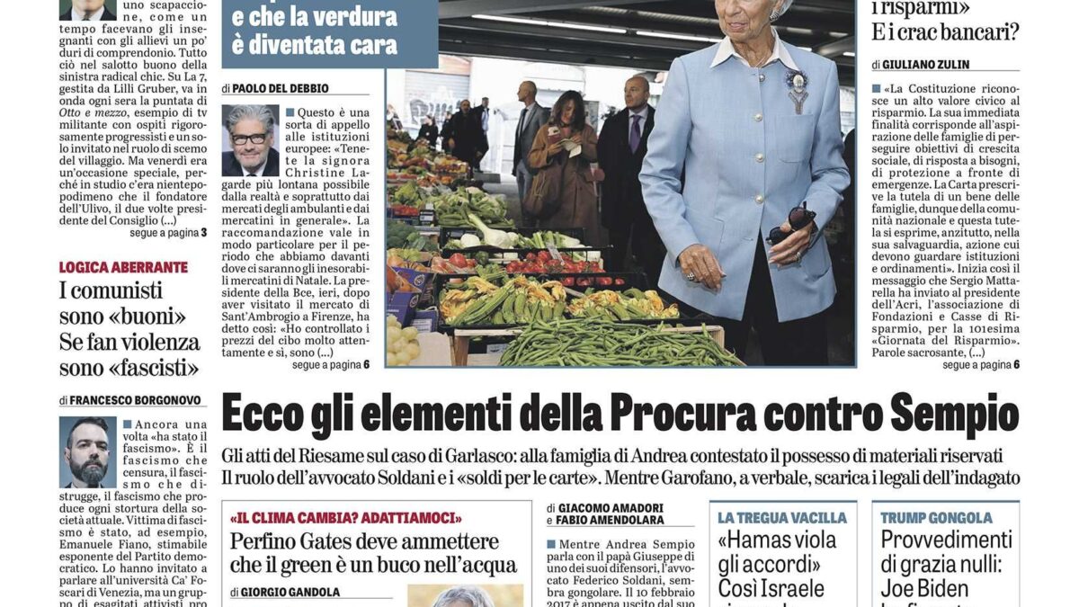 Oggi in edicola