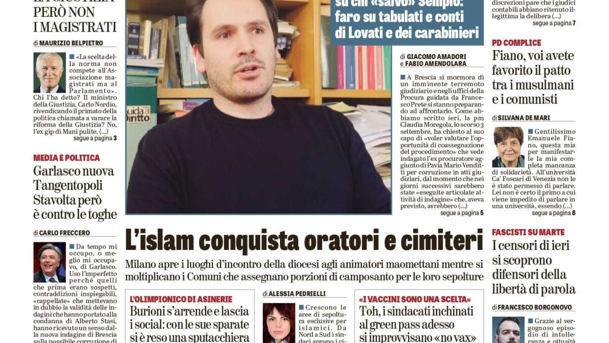 Oggi in edicola