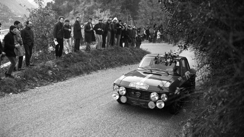 Lancia Fulvia Coupé HF di Sandro Munari nel 1969 (Getty Images)