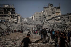 L’esercito di Netanyahu arretra, esuli verso casa
