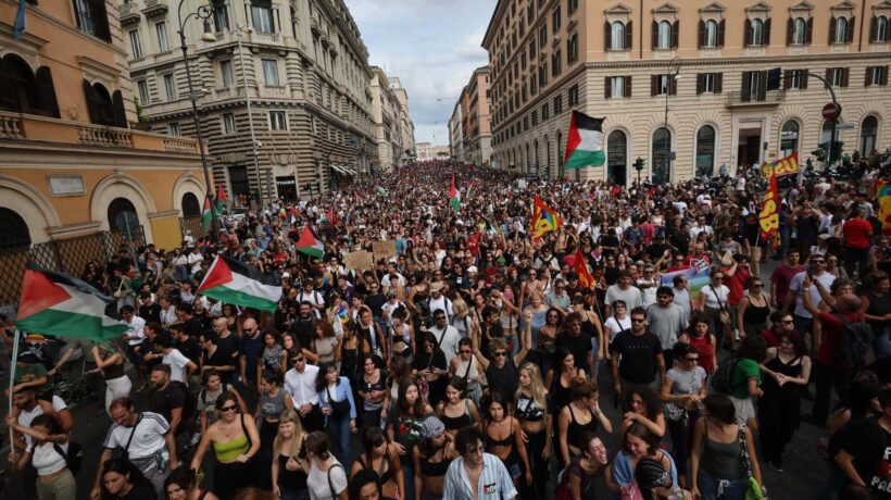 Solo da noi si paralizza tutto per la Flotilla