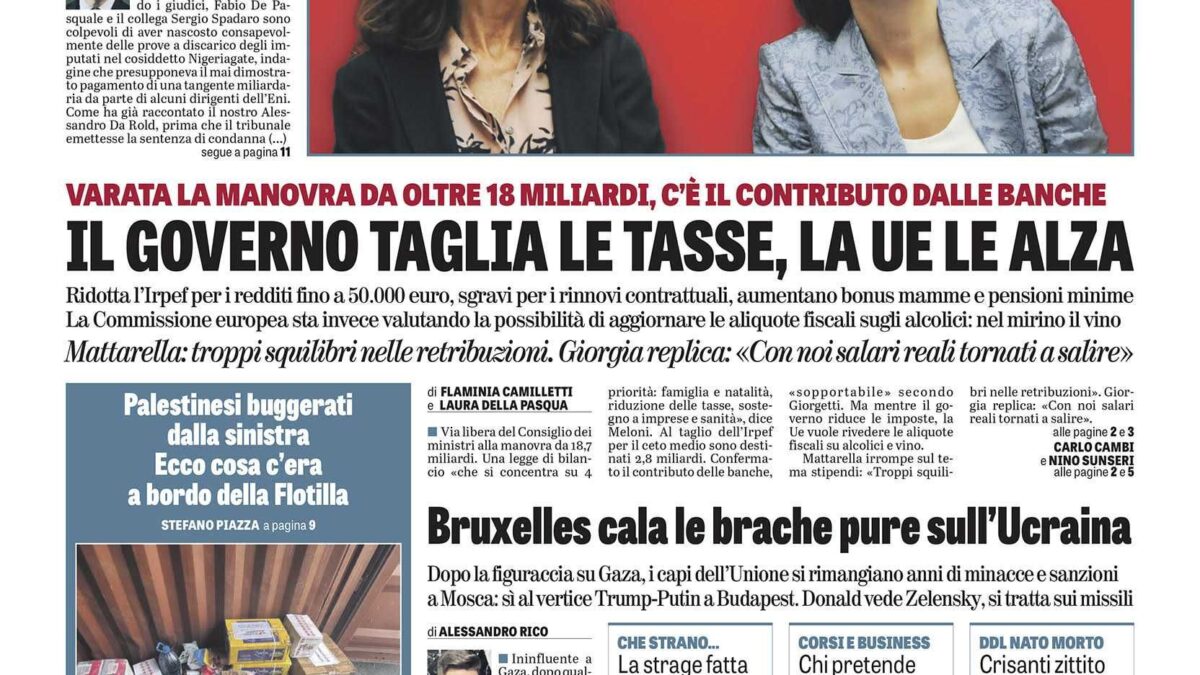 Oggi in edicola