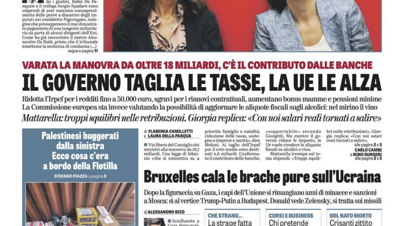 Oggi in edicola