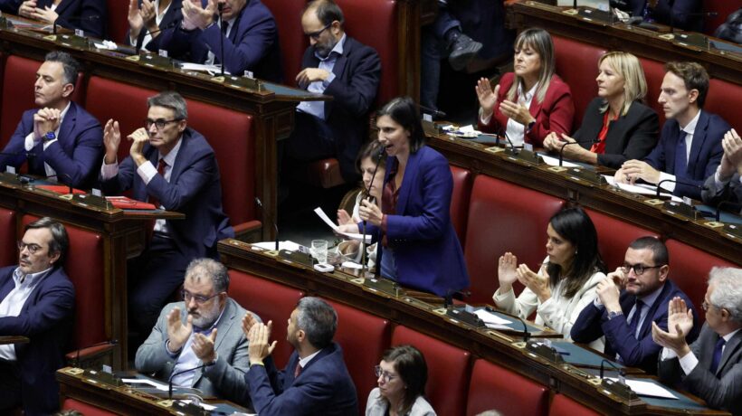 Pur di andare contro il governo la sinistra si astiene sul piano di pace