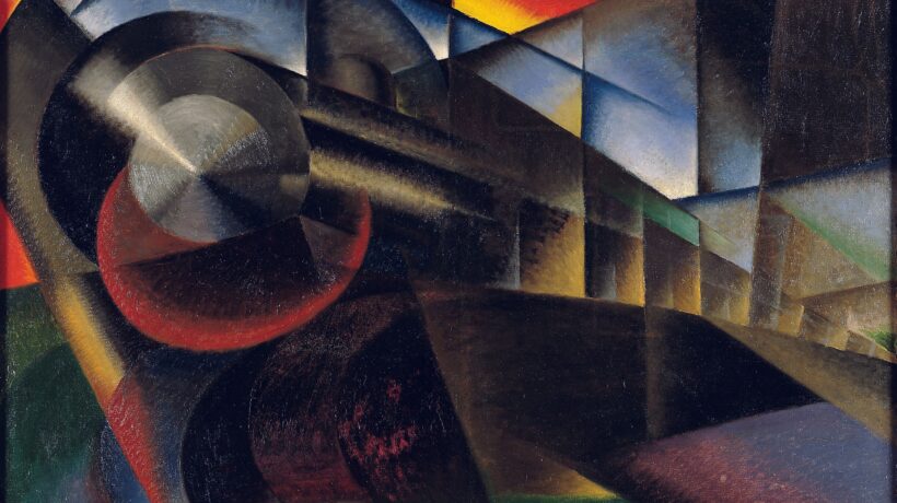 Ivo Pannaggi, Treno in corsa , 1922