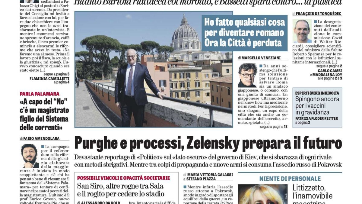 Oggi in edicola
