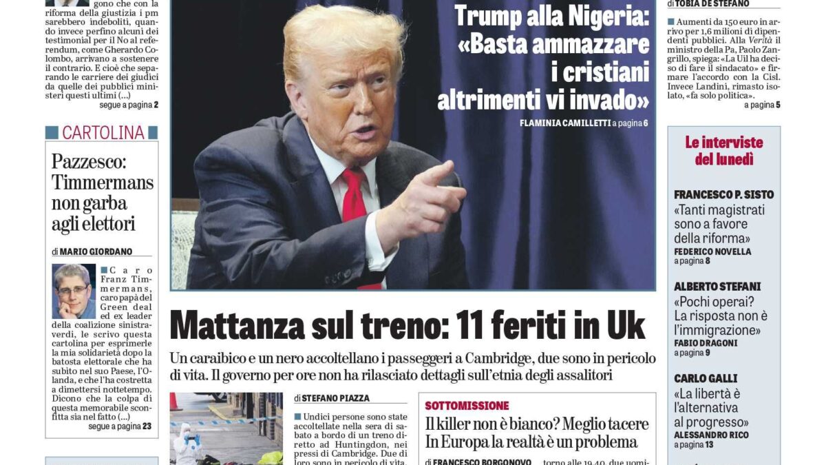 Oggi in edicola