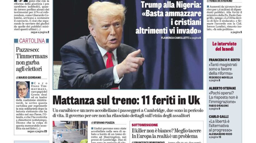 Oggi in edicola