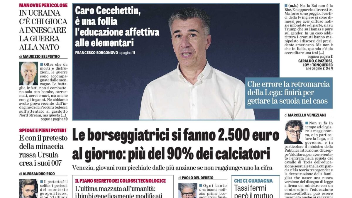 Oggi in edicola