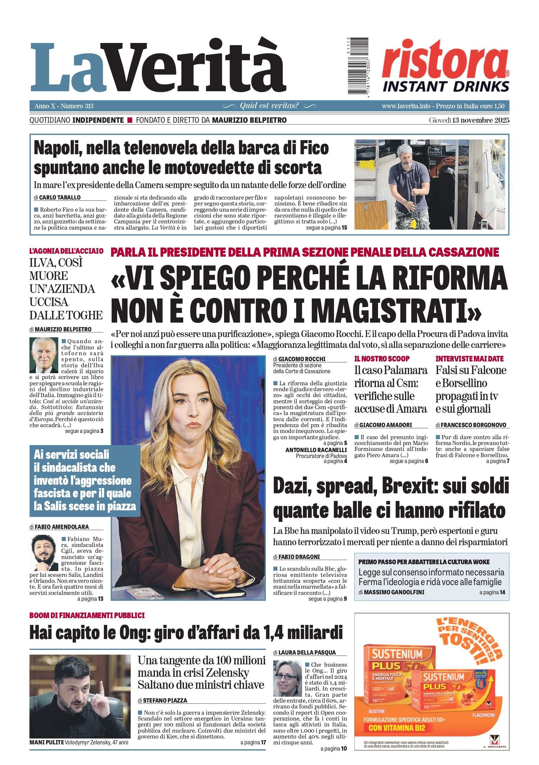 Oggi in edicola