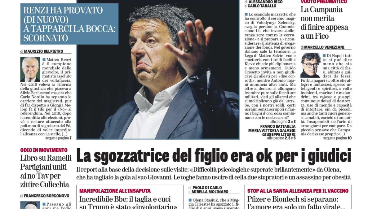 Oggi in edicola