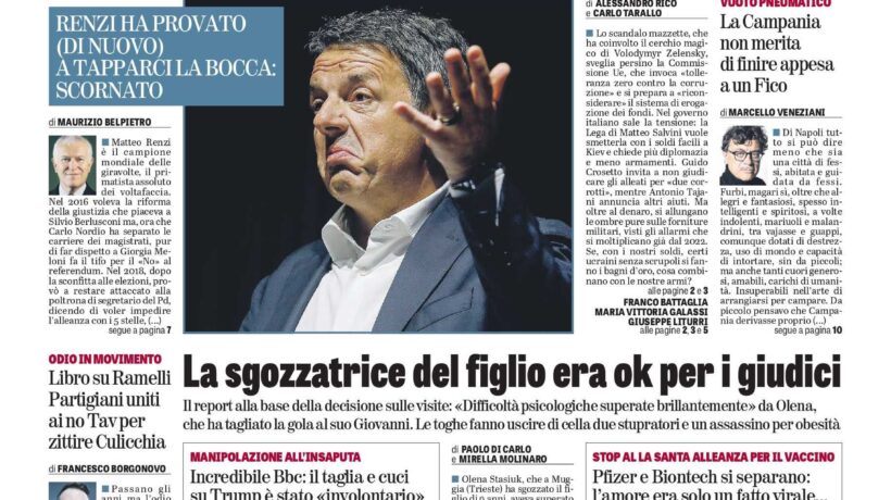 Oggi in edicola